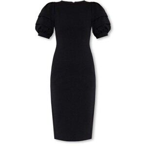 Brand new Max Mara Black Puffy Sleeve Dress